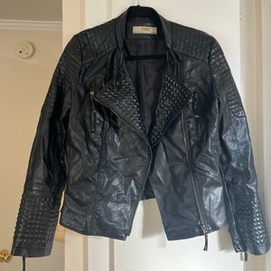 Faux leather jacket